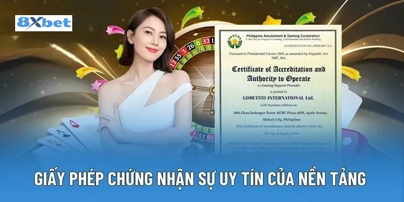 8xbet uy tín có phải sự thật không? Review mới nhất 2025 3 Giấy kiểm định 8xbet uy tín đến từ các tổ chức hàng đầu